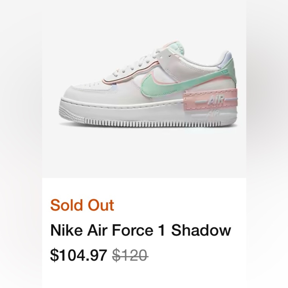 Wore once inside the house to “break in” but unfortunately were too small